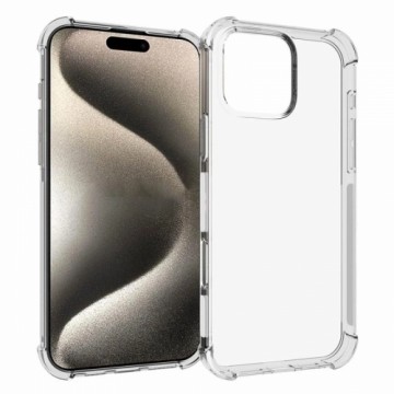 Fusion anti shock 1.5mm silicone case for Apple iPhone 16 Pro Max transparent