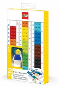 LEGO 2in1 Buildable Ruler With Minifigure Lineāls