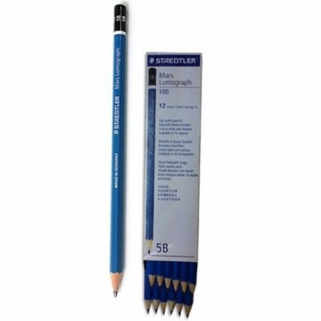 Pencils Staedtler Lumograph Set 5B 2 mm (12 Units)