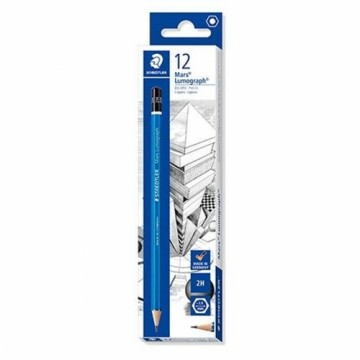 Zīmuļi Staedtler Lumograph Komplekts 2 mm 2H (12 gb.)