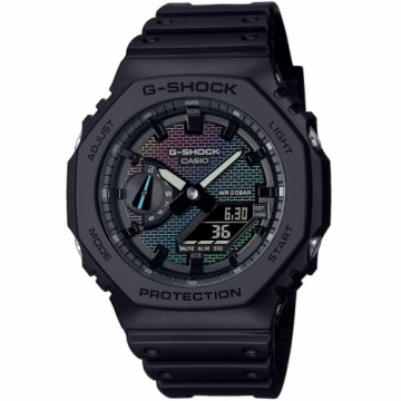 Мужские часы Casio G-Shock OAK - RAINBOW BRICK WALL SERIE Чёрный