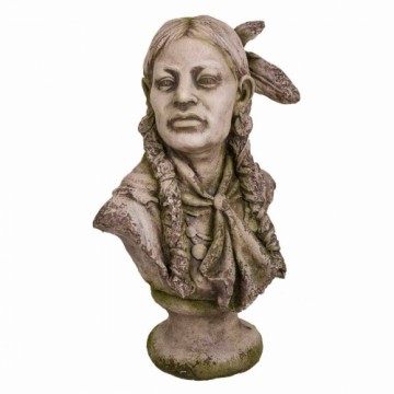 Bust Alexandra House Living Fibreglass Magnesium Lady American Indian 33 x 70 x 45 cm