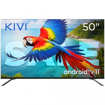 Kivi 50", UHD, Android TV 11, White, 60 Hz, AV1, Sound 2x12W, 70 kWh/1000h, Energy G, WiFi5G, BT5.1, 3xHDMI, 2xUSB, 24 months