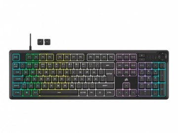 Corsair   Keyboard | K55 CORE RGB | Gaming Keyboard | Wired | Nordic | Black | USB Type-A | Rubber Dome