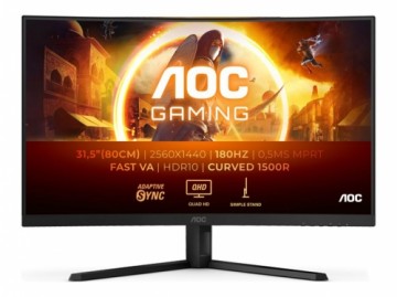 AOC   CQ32G4VE 31.5" VA/16:9/2560×1440/300 cdm2/1ms/DP HDMI Audio out