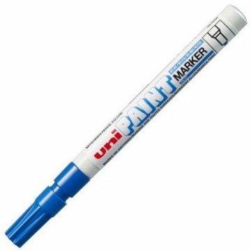 Permanent marker Uni-Ball Paint PX-21L Blue (6 Units)