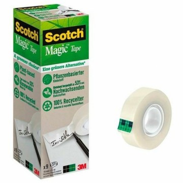 Клейкая лента Scotch Magic Экологично 9 штук (19 mm x 33 m)