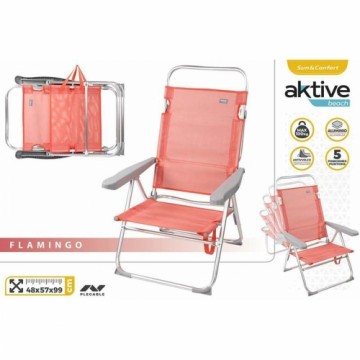 Beach Chair Aktive Pink Multi-position