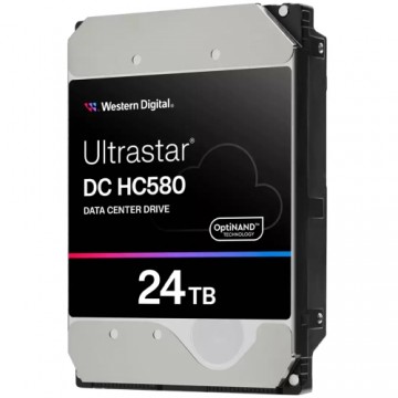 Western Digital HDD Server WD/HGST ULTRASTAR DC HC580 (3.5’’, 24TB, 512MB, 7200 RPM, SATA 6Gb/s, 512E SE NP3), SKU: 0F62796