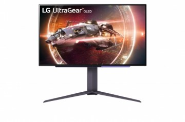 LG UltraGear 27GS95QX-B Gaming Monitor - OLED, 240Hz, 0,03ms Hexagon Lighting sorgt mit RGB-Beleuchtung für die passende Gaming-Atmosphäre