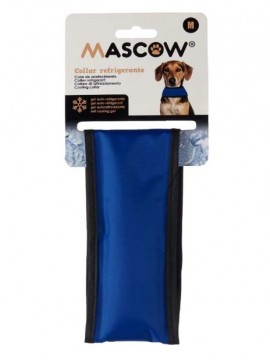 Mascow Suņa kaklasiksna Zils Melns PVC Želeja 6,5 x 1 x 45 cm Paplašināšanas sloti (4 gb.)