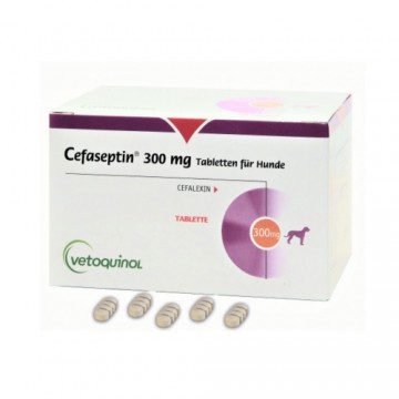 Vetoquinol Cefaseptin 300 mg tbl. suņiem N10*