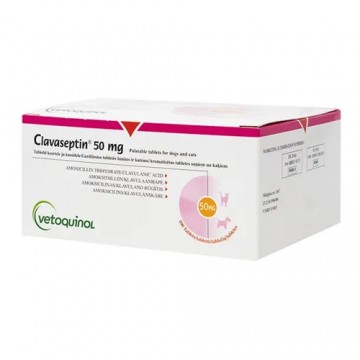 Vetoquinol Clavaseptin 50 mg N100*