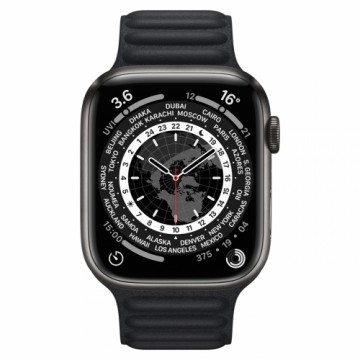 Apple Watch Series 6 44mm Titanium GPS+Cellular - Space Black (Atjaunināts, stāvoklis Ļoti labi)