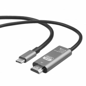 RoGer USB-C to HDMI UltraHD 4K@60Hz Kabelis 1.8m