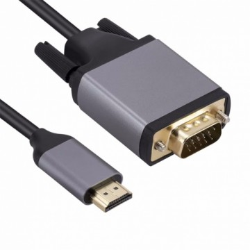 RoGer HD2VGCAB HDMI на VGA Кабель 1,8м / 1080p60Hz / Серый