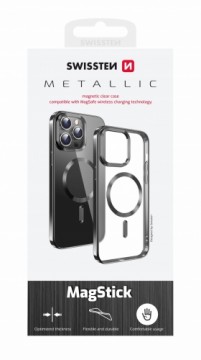 Swissten Clear Jelly Magstick Metallic Case Aizsargapvalks priekš Samsung Galaxy S24 Plus 5G