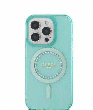 Guess IML Rhinestones MagSafe Case for Apple iPhone 16