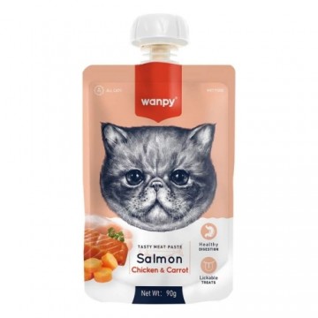 Wanpy Cats pasta - Salmon, Chicken, Carrot 90 g