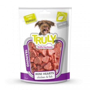 Truly Dogs Mini Hearts Chicken & Fish 90 g