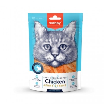 Wanpy Cats Chicken Jerky Strips 80 g