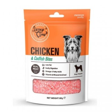 Jerky Time Dogs Chicken & Codfish Bites 80 g