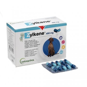 Vetoquinol Zylkene 450 mg lieliem suņiem kaps. N100