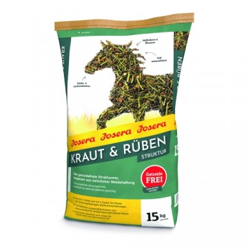 Josera Petfood Josera zirgiem Kraut & Ruben Struktur 15 kg