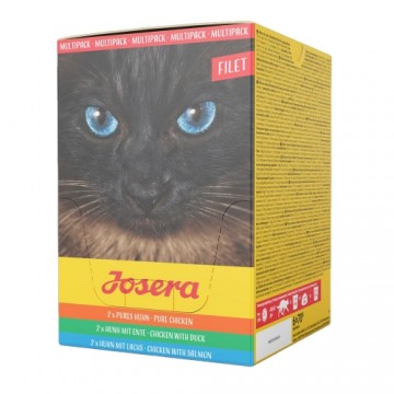 Josera Petfood Konservi JOSERA kaķiem MULTIPAKA Fileja 6x70 g