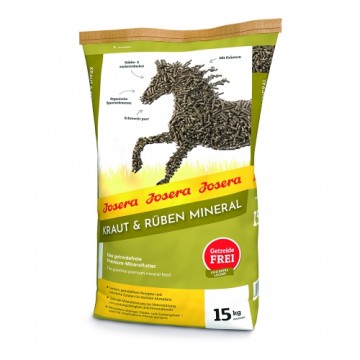 Josera zirgiem Kraut & Ruben Mineral 15 kg