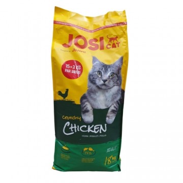 Josera Petfood AKCIJA Josera P kaķiem JosiCat Crunchy Chicken 18 kg (15+3)