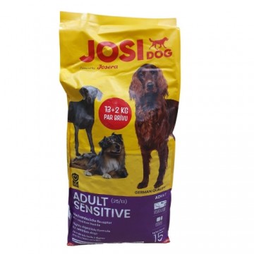 AKCIJA Josera P suņiem JosiDog Adult Sensitive 15 kg (13+2)