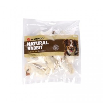 Flamingo FLMG kaltējumi suņiem Nature Snack Rabbit Legs Hair 200 g 522806