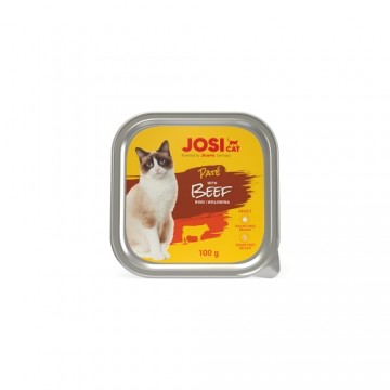 Josera Petfood Konservi JOSERA JosiCat Liellopa gaļas pastēte 100 g Alu