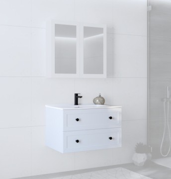 sink cabinet, TORETO SU-80, white matt