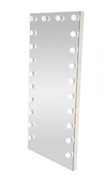 PEARL wall mirror, silver