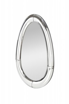 Halmar IVORY hanging mirror, silver