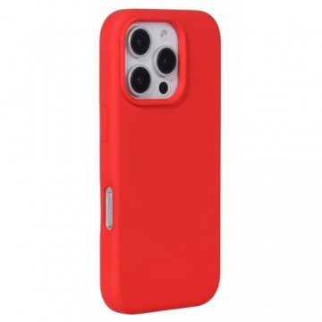 Evelatus Premium Magsafe Soft Touch Silicone Back Cover Case for Apple iPhone 16 Pro Max Red