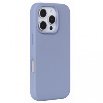 Evelatus Premium Magsafe Soft Touch Silicone Back Cover Case for Apple iPhone 16 Pro Lavender Gray