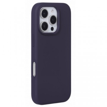 Evelatus Premium Magsafe Soft Touch Silicone Back Cover Case for Apple iPhone 16 Pro Deep Purple