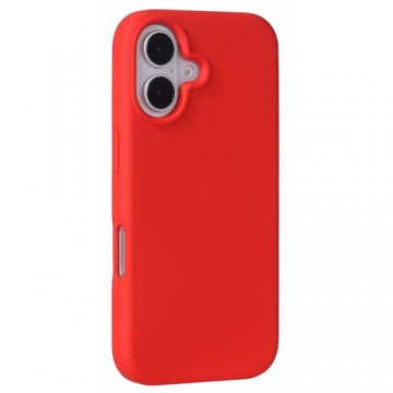 Evelatus Premium Magsafe Soft Touch Silicone Back Cover Case for Apple iPhone 16 Red