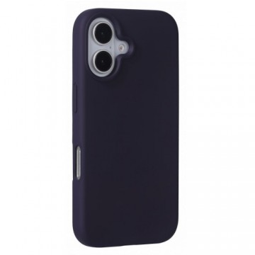 Evelatus Premium Magsafe Soft Touch Silicone Back Cover Case for Apple iPhone 16 Deep Purple