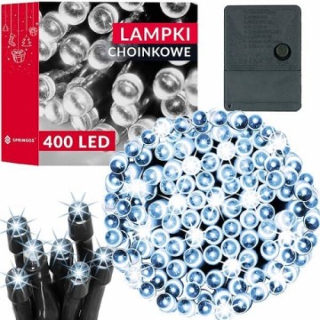 Ziemassvētku lampiņas Springos CL0402 400 Led 27.5 m