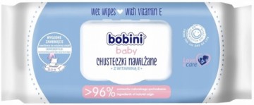 Salvetes mitrās Bobini ar E vitamīnu 60gb