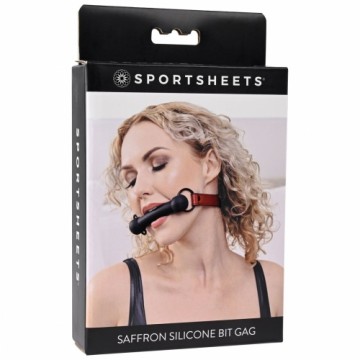 Mouth Gag Sportsheets Bit Black/Red