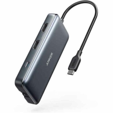 USB Centrmezgls Anker A8380 100 W Melns (1 gb.)