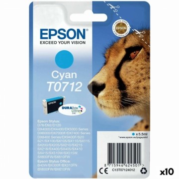 Original Ink Cartridge Epson Stylus D-78/92/120/DX-4000/5000/6000/7000F Cyan (10 Units)