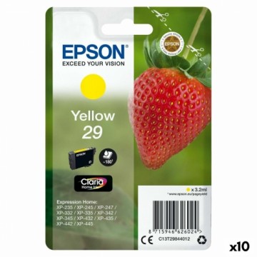 Original Ink Cartridge Epson XP 235 332 335 432 435 Yellow (10 Units)