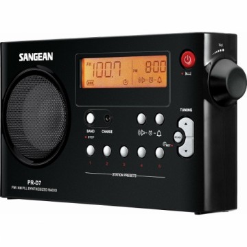 Radio Sangean PR-D7 Melns