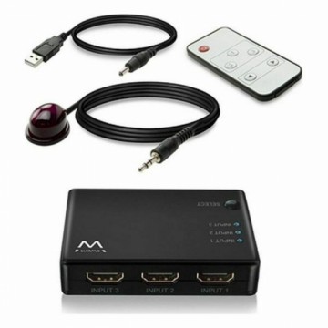 AV Adapteris/Konvertētājs Ewent EW3730 HDMI 4K Melns